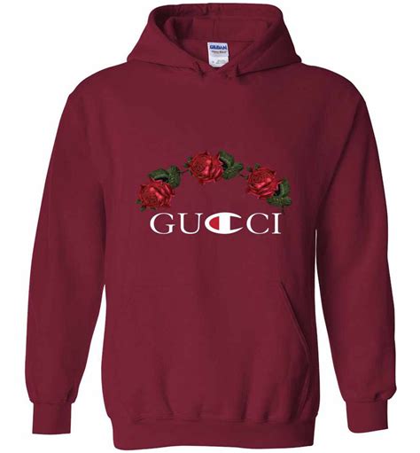 gucci champion hoodie replica|gucci shirts authentic.